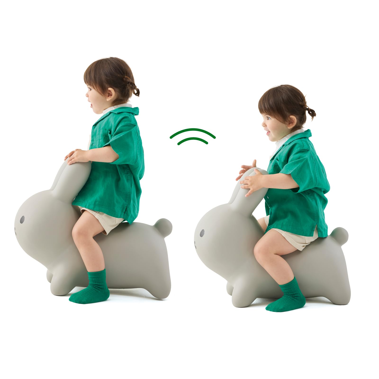 Amazon.co.jp: 【公式】アイデス ブルーナボンボン ラビット グレー